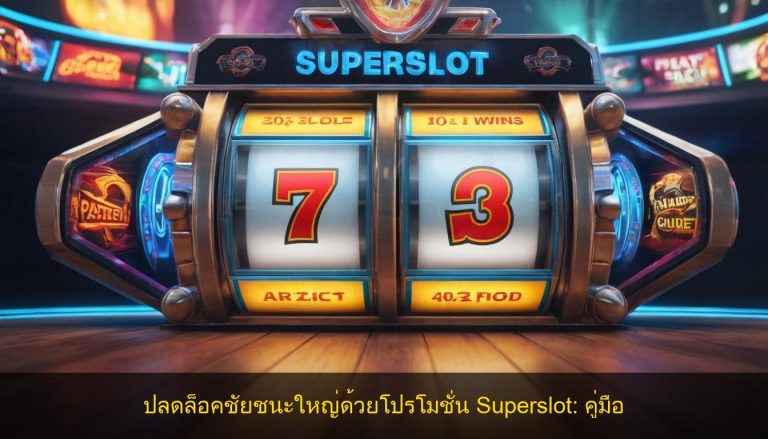 ปลดล็อคชัยชนะใหญ่ด้วยโปรโมชั่น Superslot: คู่มือ